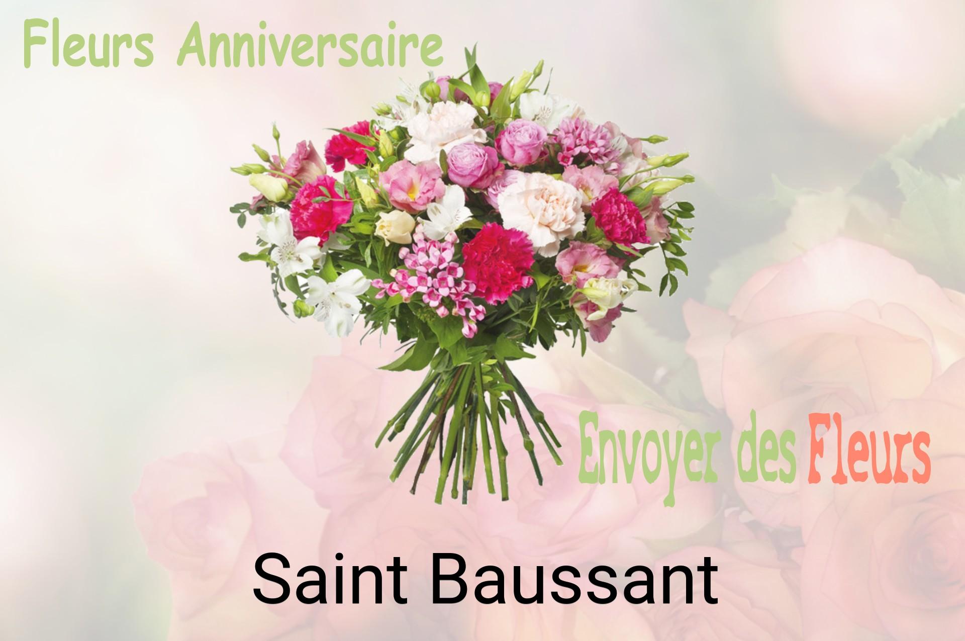 Bouquet de fleurs d’anniversaire livré à Saint-Baussant